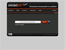 Tablet Screenshot of cmentarze.lublin.eu